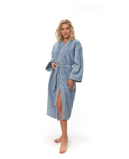 Dámský župan kimono, Fog Blue