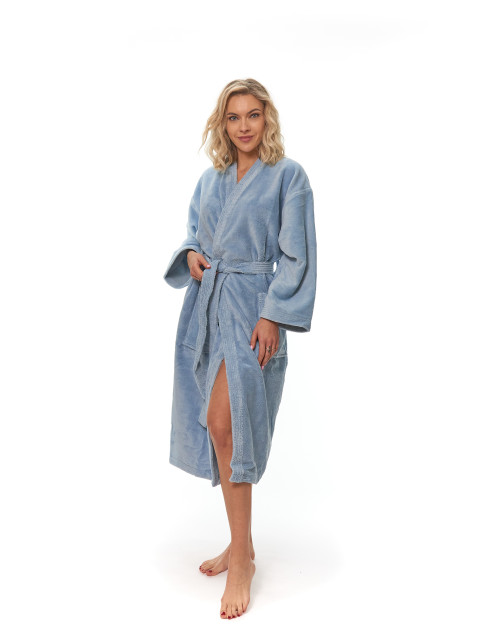 Dámský župan kimono, Fog Blue