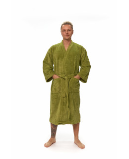 Pánský župan kimono, Olive Green